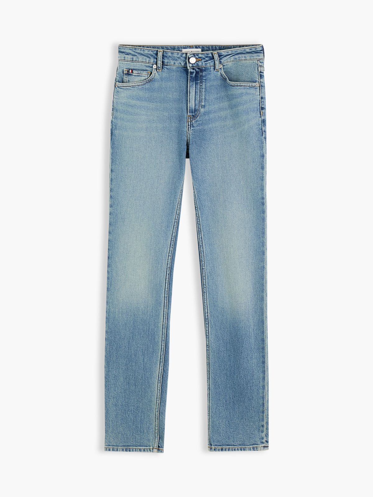 Mid-Rise Stretch Slim Jean — Mid Ocean