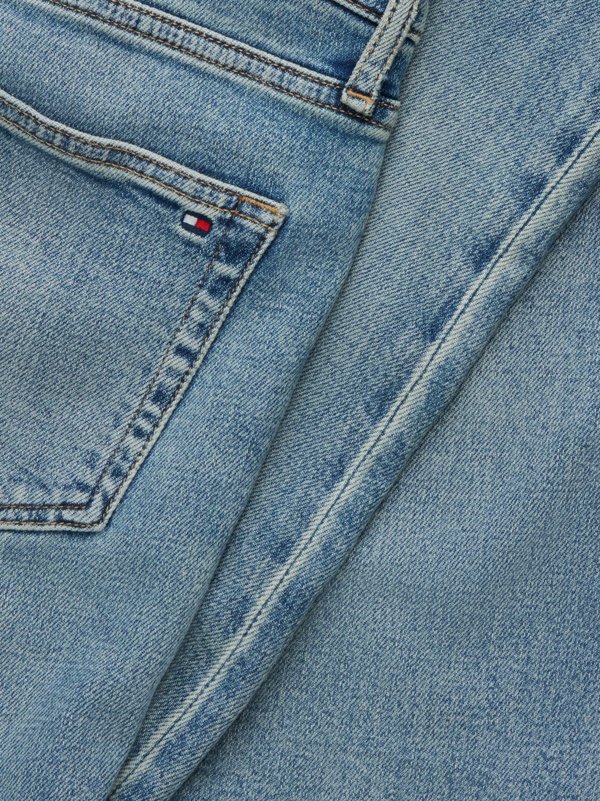 Mid-Rise Stretch Slim Jean — Mid Ocean