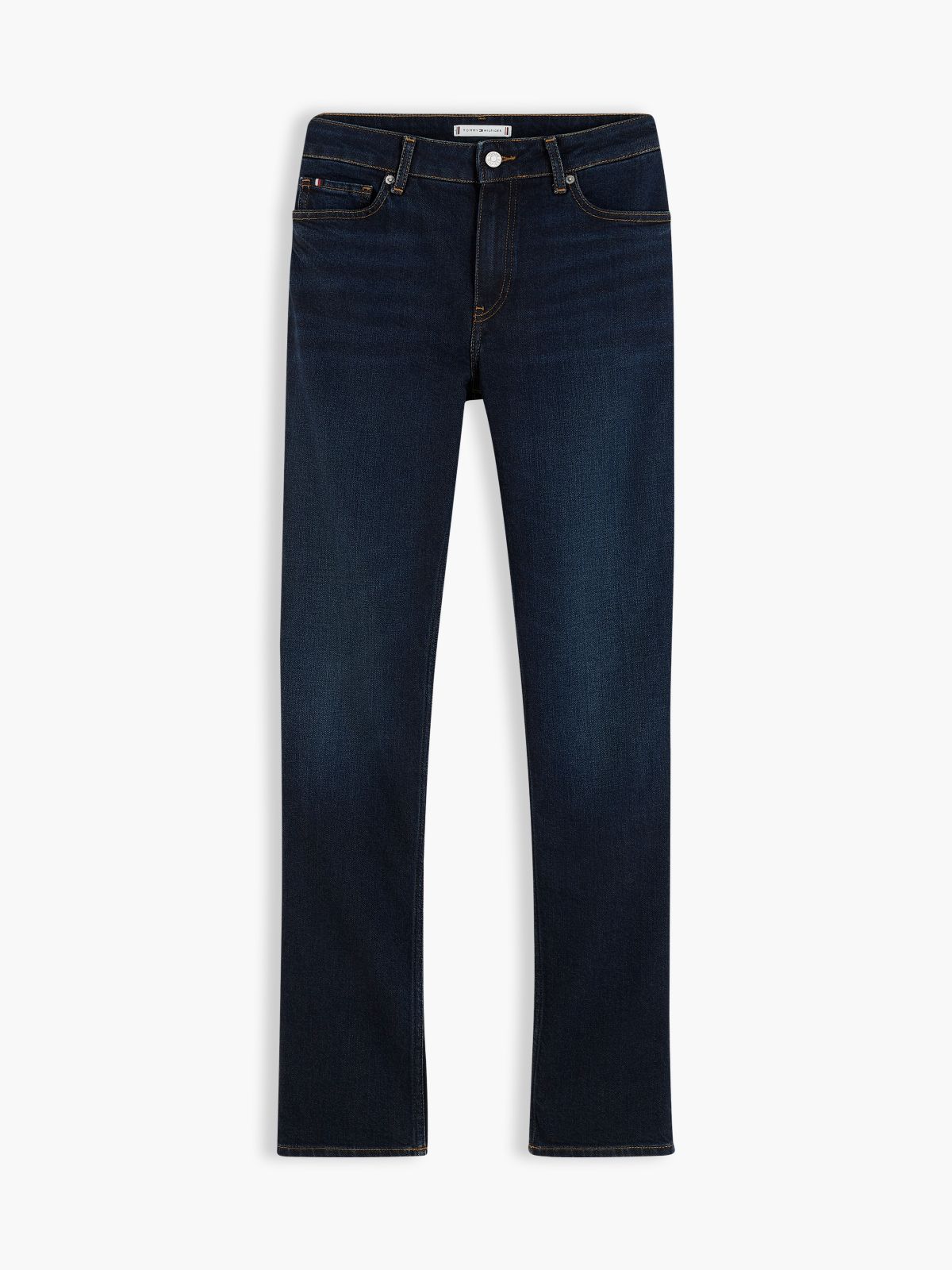 Mid-Rise Stretch Slim Jean — Deep Dark Ocean