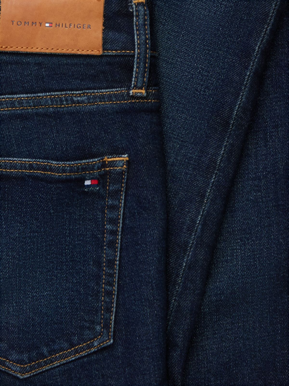 Mid-Rise Stretch Slim Jean — Deep Dark Ocean