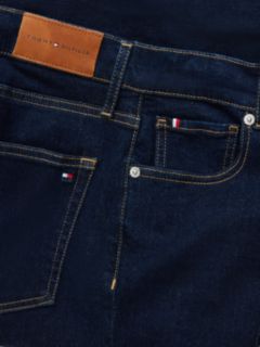 Mid-Rise Stretch Flared Jean — Deep Dark Wash 8