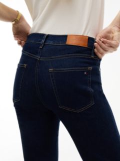 Mid-Rise Stretch Flared Jean — Deep Dark Wash 5