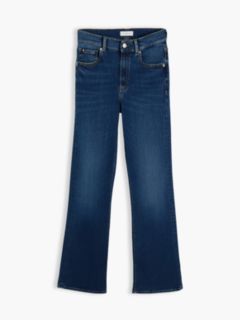 Mid-Rise Stretch Flared Jean — Dark Wash 7