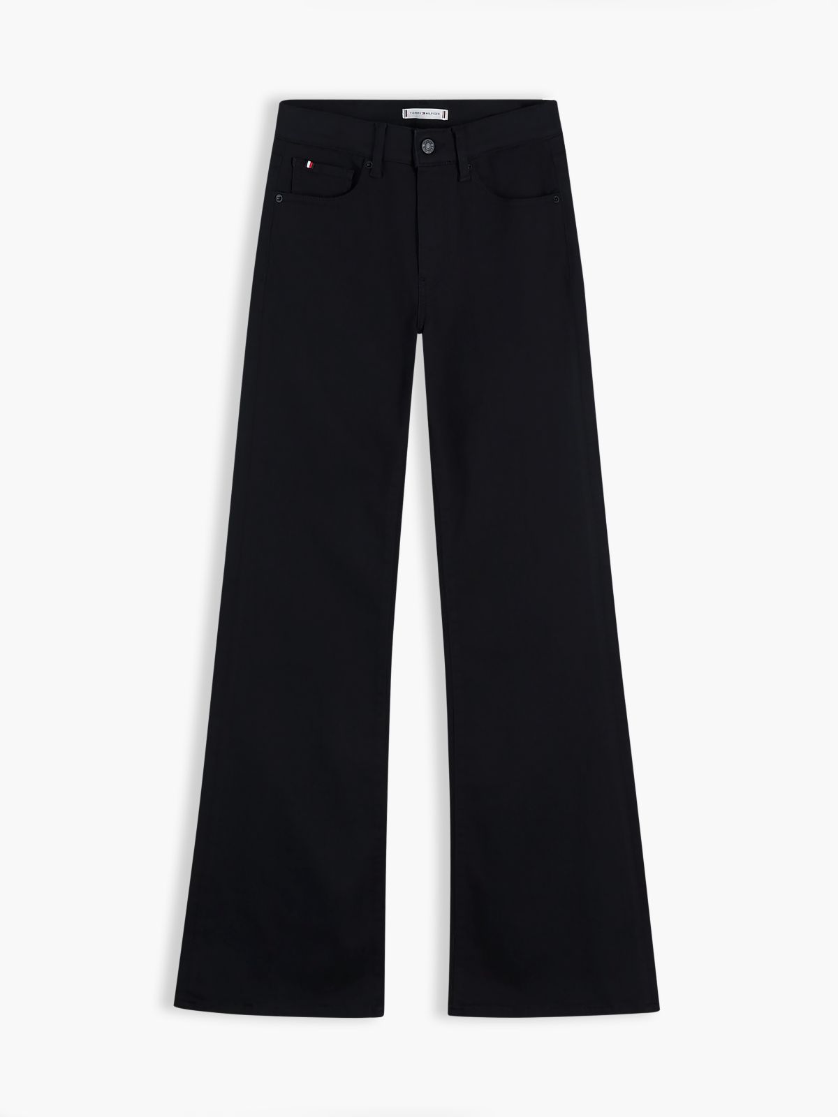 Mid-Rise Stretch Flared Jean — Stay Black
