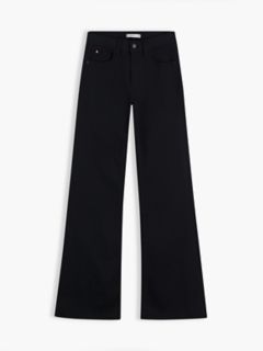 Mid-Rise Stretch Flared Jean — Stay Black 7