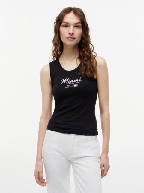 Женские топы Tommy Hilfiger Tommy x Cadillac F1® Team Miami Tank Top