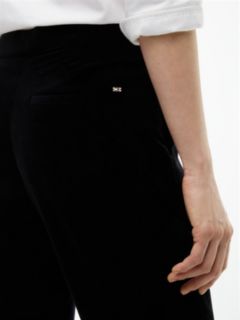 Velvet Slim Bootcut Pant — Black 3