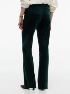 Velvet Slim Bootcut Pant — Deep Evergreen 4