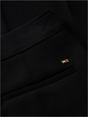 Женские брюки Tommy Hilfiger Slim Bootcut Ponte, цвет: Чёрный — фото 6