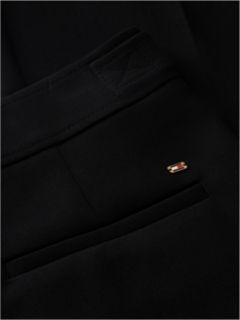 Slim Bootcut Ponte Pant — Black 6