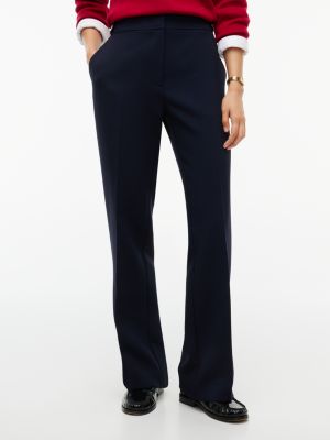 Slim Bootcut Ponte Pant, Dark Blue