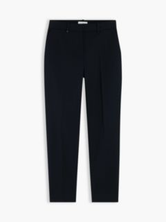 Stretch Gabardine Slim Straight Pant — Black 5