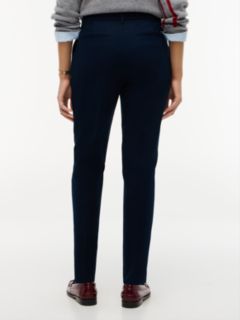 Stretch Gabardine Slim Straight Pant — Dark Blue 4
