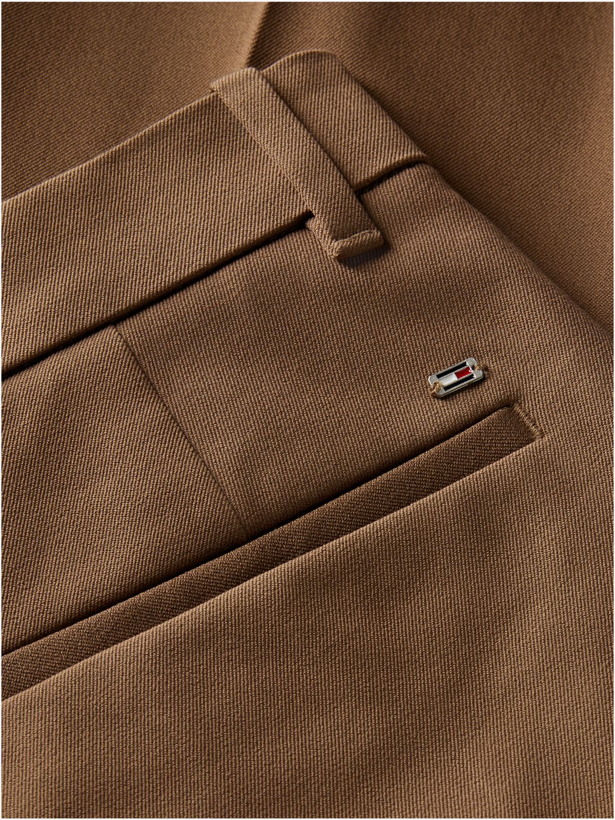 Stretch Gabardine Slim Straight Pant — Nordic Taupe