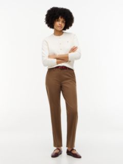 Stretch Gabardine Slim Straight Pant — Nordic Taupe 2
