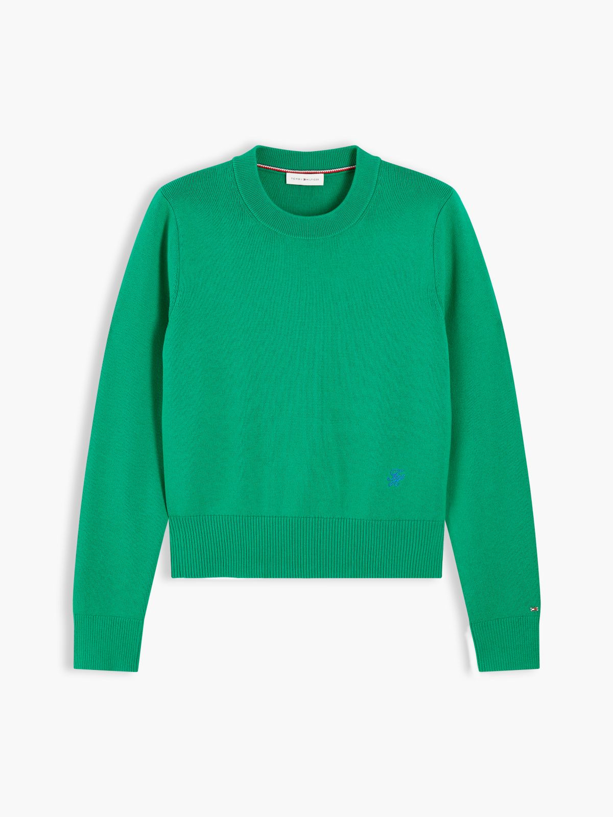 Lightweight Crewneck Sweater — Green