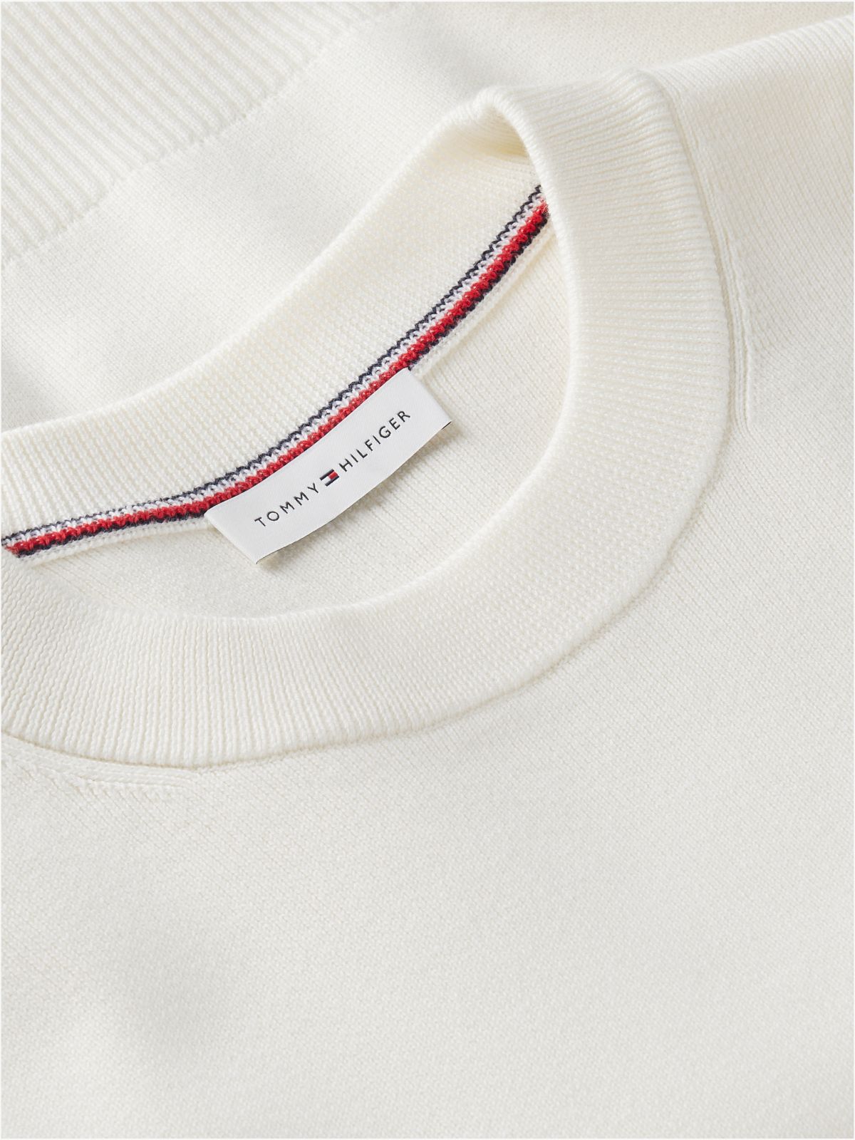 Lightweight Crewneck Sweater — Ivory Petal