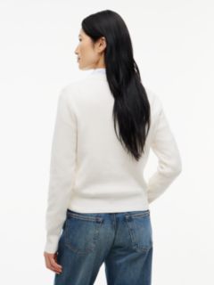 Lightweight Crewneck Sweater — Ivory Petal 5