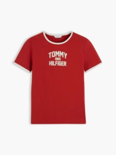 Slim Fit Varsity Logo Ringer T-Shirt — Dark Magma 6