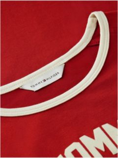 Slim Fit Varsity Logo Ringer T-Shirt — Dark Magma 7