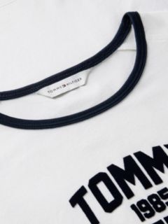 Slim Fit Varsity Logo Ringer T-Shirt — Ecru 6