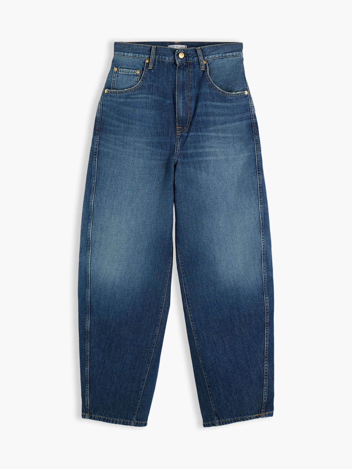 High-Rise Loose Balloon Leg Jean — Cam Mid