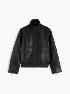 Leather Bomber Jacket — Deep Brown 7