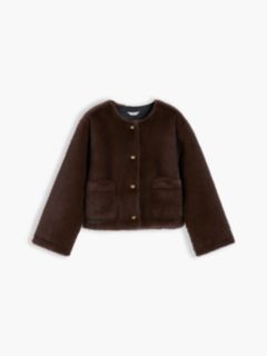 Faux Fur Lady Jacket — Chocolate 6