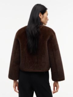 Faux Fur Lady Jacket — Chocolate 5