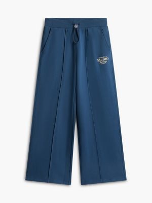 Tommy Studio Logo Sweatpant, Aegean Sea