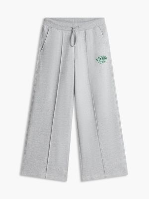 Tommy Studio Logo Sweatpant, Light Grey