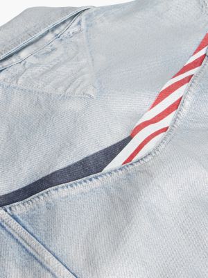 Женский жилет Tommy Hilfiger Tommy x Cadillac F1® Team Austin Denim, цвет: Светлая варка джинсовый — фото 8