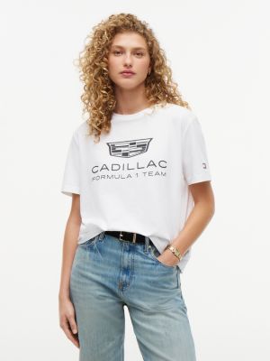 Tommy x Cadillac F1&reg; Team Shield T-Shirt, White