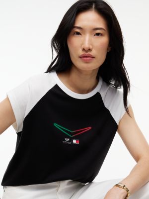 Женская футболка Tommy Hilfiger Tommy x Cadillac F1® Team Mexico, цвет: Чёрный — фото 3