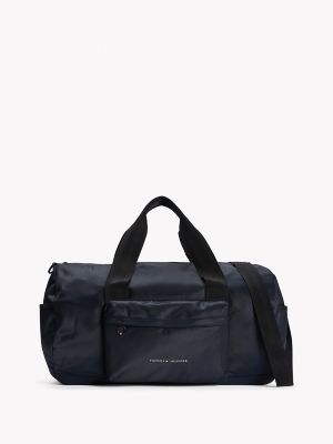Tommy Logo Duffel Bag, Space Blue