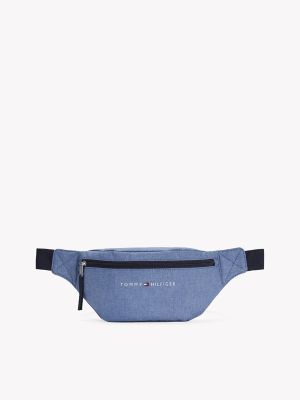 Tommy Logo Chambray Belt Bag, Chambray