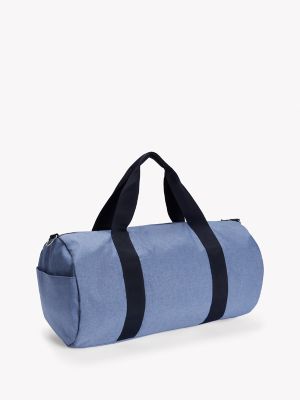 Tommy Logo Chambray Duffel Bag, Chambray