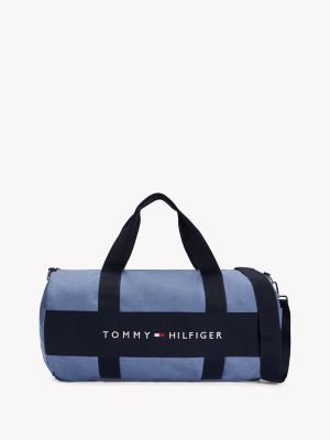 Tommy Logo Chambray Duffel Bag, Chambray