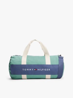 Hilfiger Logo Duffel Bag, Frosted Evergreen