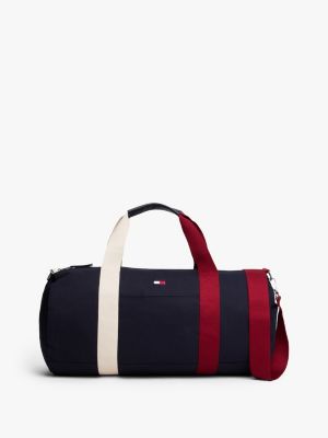 Colorblock Tommy Flag Duffle, Sky Captain