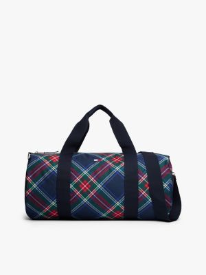 Tartan Tommy Flag Duffle Bag, Carbon Navy Multi