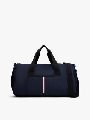 Flag Stripe Duffle Bag, Space Blue/Black