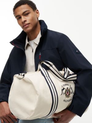 Мужские сумки Tommy Hilfiger Nautical Crest Canvas Duffel Bag — фото 2