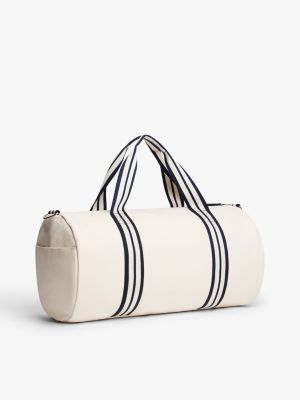 Мужские сумки Tommy Hilfiger Nautical Crest Canvas Duffel Bag — фото 4