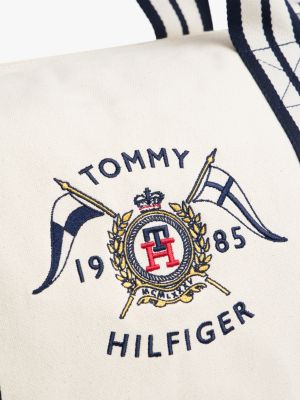 Мужские сумки Tommy Hilfiger Nautical Crest Canvas Duffel Bag — фото 5