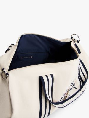 Мужские сумки Tommy Hilfiger Nautical Crest Canvas Duffel Bag — фото 6