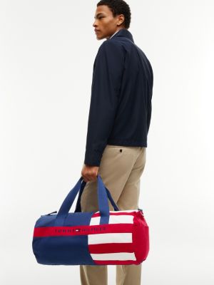 Мужские сумки Tommy Hilfiger Flag Colorblock Canvas Duffel Bag — фото 2