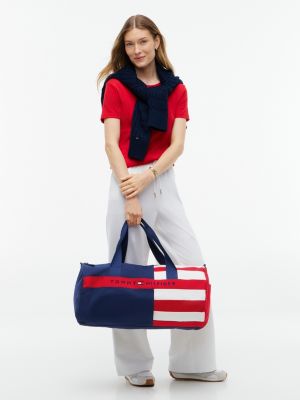 Мужские сумки Tommy Hilfiger Flag Colorblock Canvas Duffel Bag — фото 3
