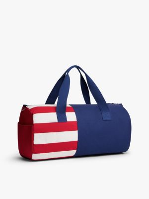 Мужские сумки Tommy Hilfiger Flag Colorblock Canvas Duffel Bag — фото 4