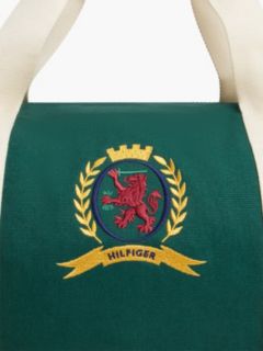 Embroidered Crest Duffel Bag — Ornamental Green 4